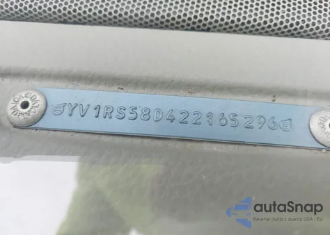 2002 Volvo S60 2.4T z USA, uszkodzony, nr VIN YV1RS58D422165296